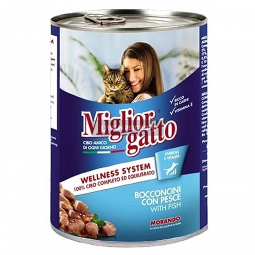 Miglior Gatto Parca Etli Balıklı Yetişkin Kedi Konserve Maması 405 Gr